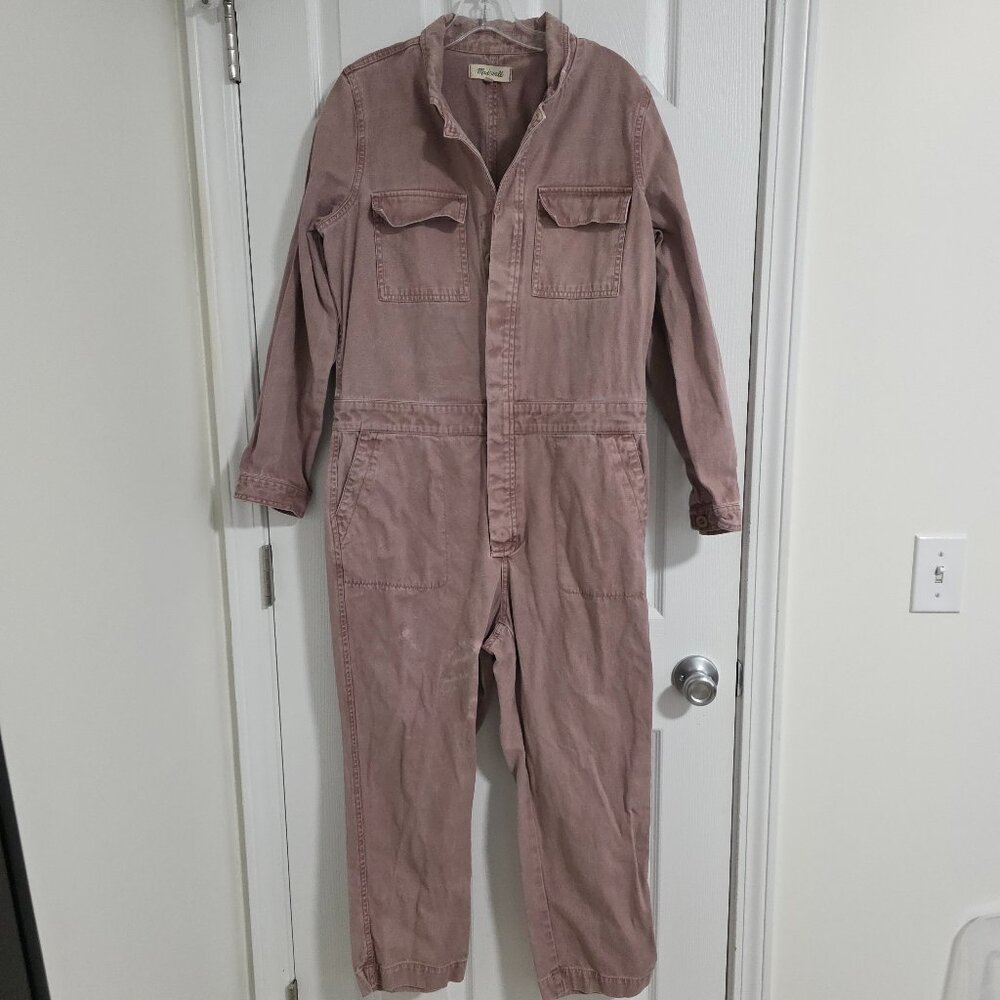 Madewell Women's 100% Cotton Pink Large Jumpsuit